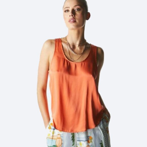 Sunny Leigh Silk Tank Top - Picture 1 of 6